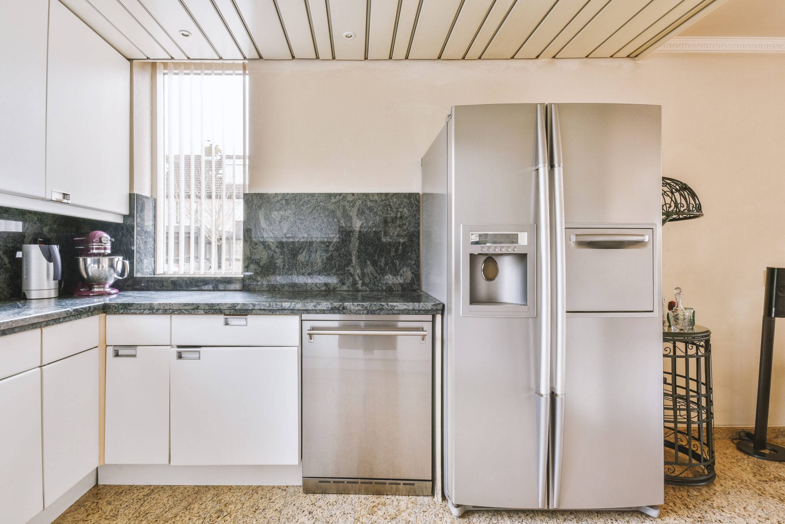 Interior of a kitchen in modern apartment